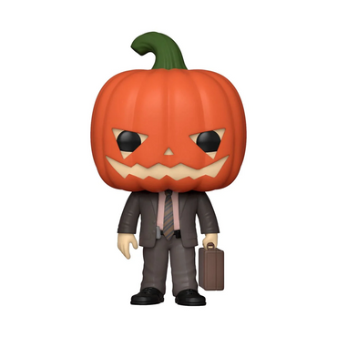 Funko POP! The Office - Dwight Schrute with Pumpkinhead  Vinyl Figure #1171 (ONLINE ORDER ONLY)