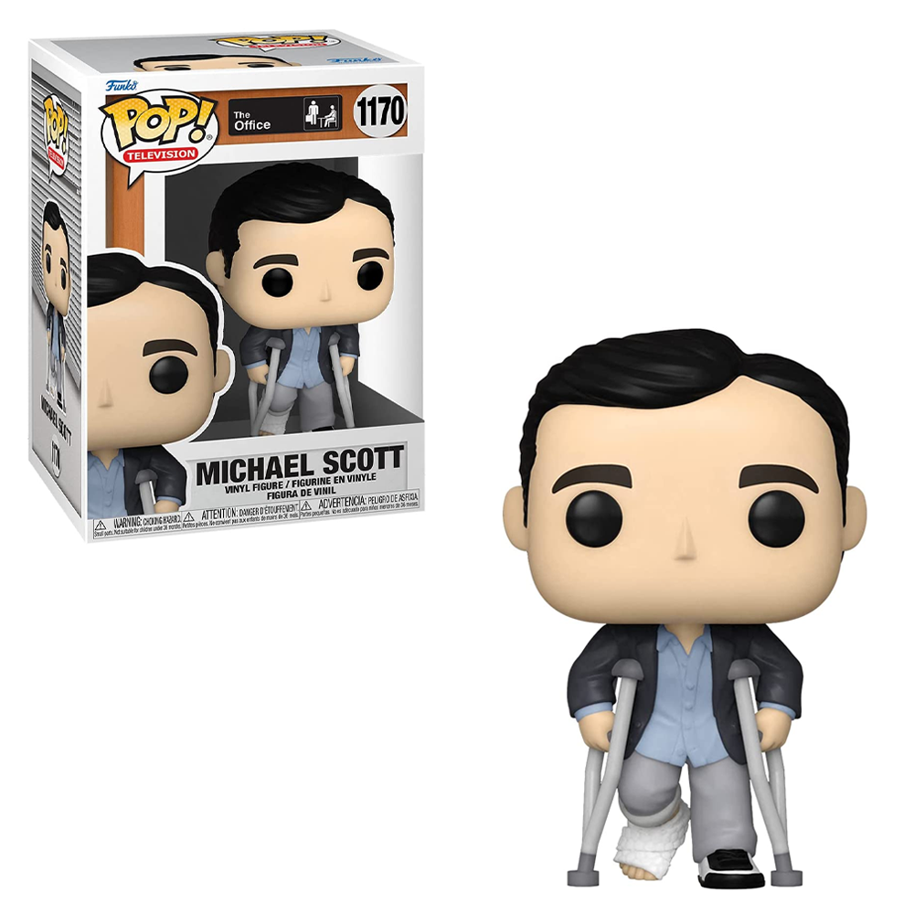 Funko POP! The Office - Michael Standing with Crutches Vinyl Figure #1170 (ONLINE ORDER ONLY)