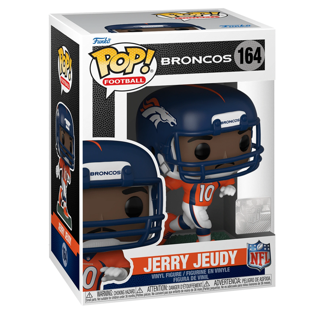 Funko POP! NFL: Broncos - Jerry Jeudy (Home Uniform) Vinyl Figure #164 (ONLINE ORDER ONLY)