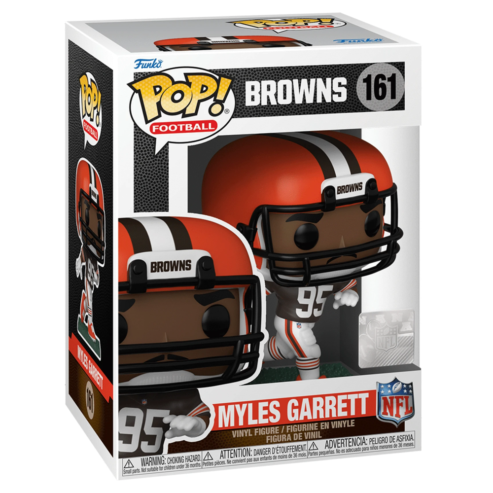 Funko POP! NFL: Browns - Myles Garrett (Home Uniform) Vinyl Figure #161 (ONLINE ORDER ONLY)