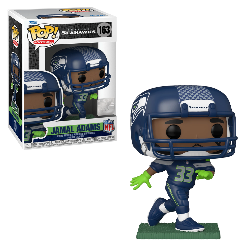 Funko POP! NFL: Seahawks - Jamal Adams (Home Uniform) Vinyl Figure #163 (ONLINE ORDER ONLY)