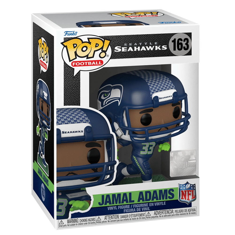 Funko POP! NFL: Seahawks - Jamal Adams (Home Uniform) Vinyl Figure #163 (ONLINE ORDER ONLY)
