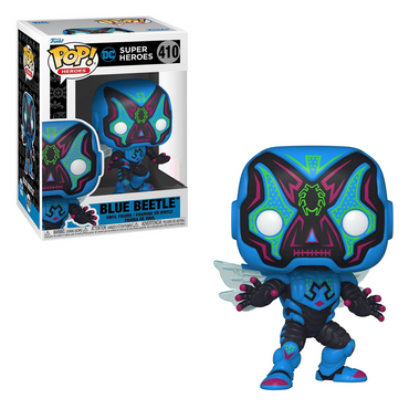 Funko POP! DC Super Heroes: Dia De Los - Blue Beetle Vinyl Figure #410 (ONLINE ORDER ONLY)