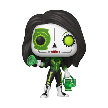 Funko POP! DC Super Heroes: Dia De Los - Green Lantern (Jessica Cruz) Vinyl Figure #411 (ONLINE ORDER ONLY)
