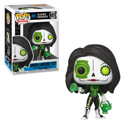 Funko POP! DC Super Heroes: Dia De Los - Green Lantern (Jessica Cruz) Vinyl Figure #411 (ONLINE ORDER ONLY)