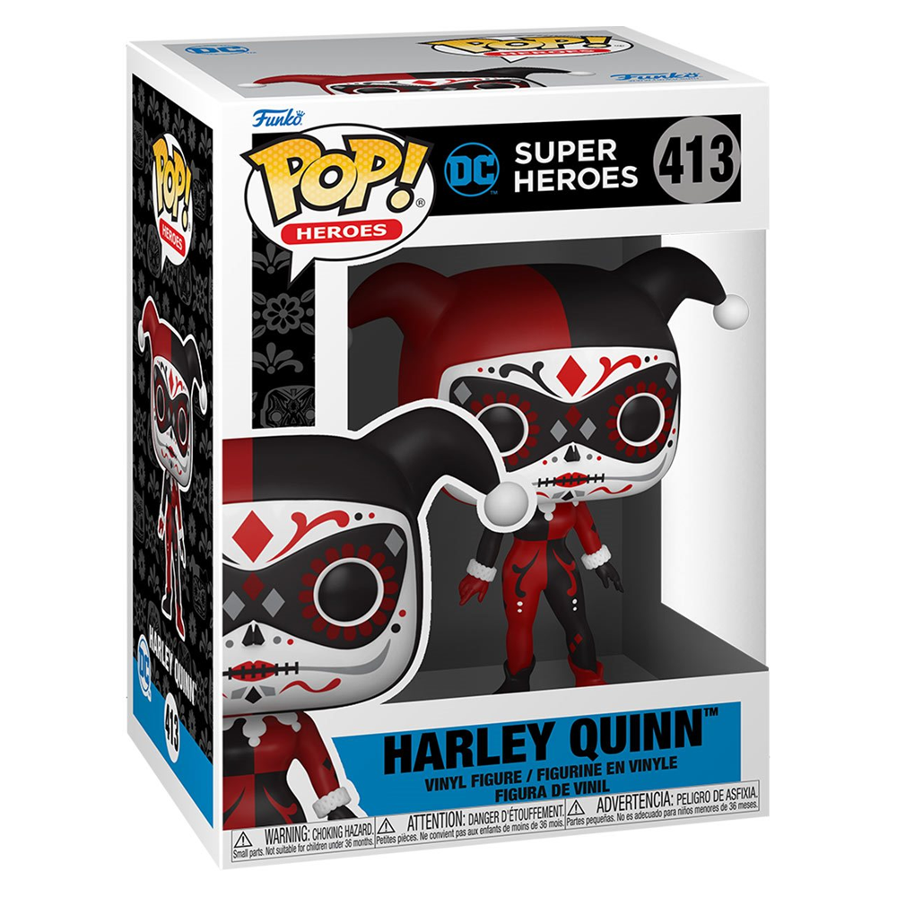 Funko POP! DC Super Heroes: Dia De Los - Harley Quinn Vinyl Figure #413 (ONLINE ORDER ONLY)
