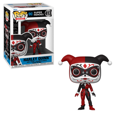 Funko POP! DC Super Heroes: Dia De Los - Harley Quinn Vinyl Figure #413 (ONLINE ORDER ONLY)