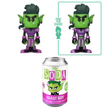 [PRE-ORDER] Funko Vinyl SODA: Teen Titans - Metal Beast Boy Vinyl Figure (ONLINE ORDER ONLY)