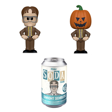 Funko Vinyl SODA: The Office- Dwight with Pumpkinhead Vinyl Figure (ONLINE ORDER ONLY)