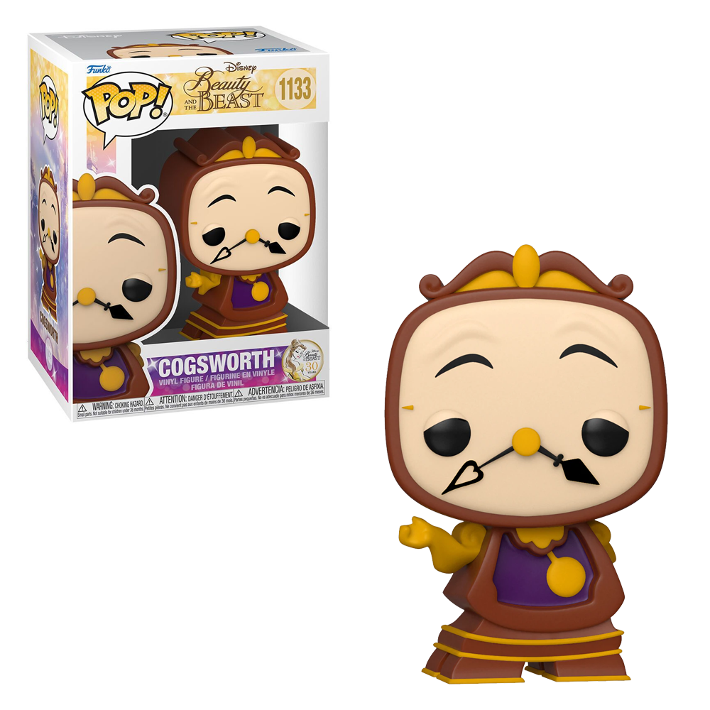 [PRE-ORDER] Funko POP! Beauty and the Beast - Cogsworth Vinyl Figure #1133 (ONLINE ORDER ONLY)