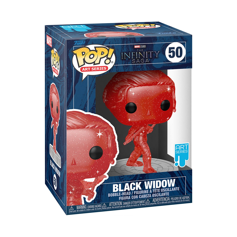 Funko POP! Marvel: Infinity Saga - Black Widow with Case (Artist's Series) Vinyl Figure #50 (ONLINE ORDER ONLY)