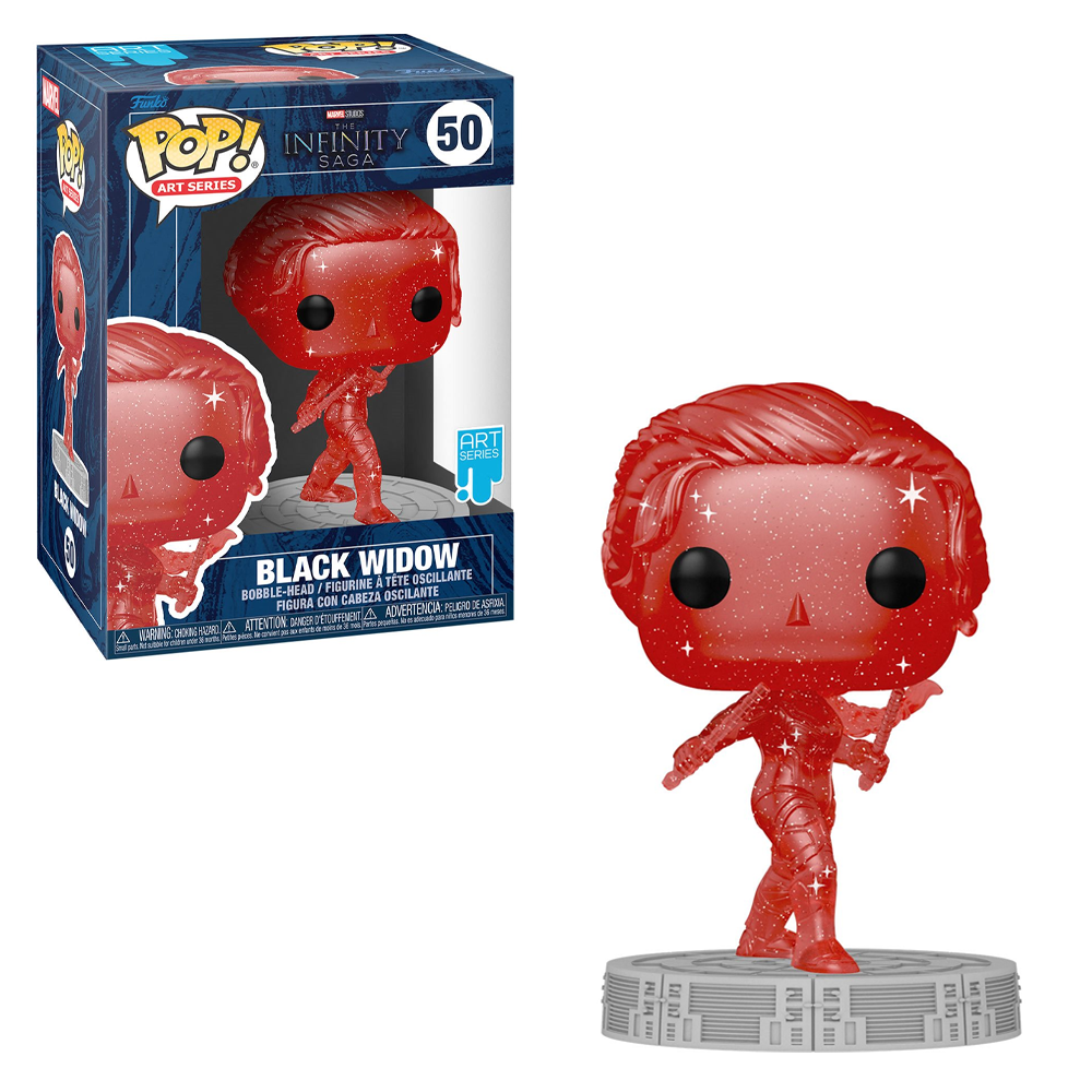 Funko POP! Marvel: Infinity Saga - Black Widow with Case (Artist's Series) Vinyl Figure #50 (ONLINE ORDER ONLY)