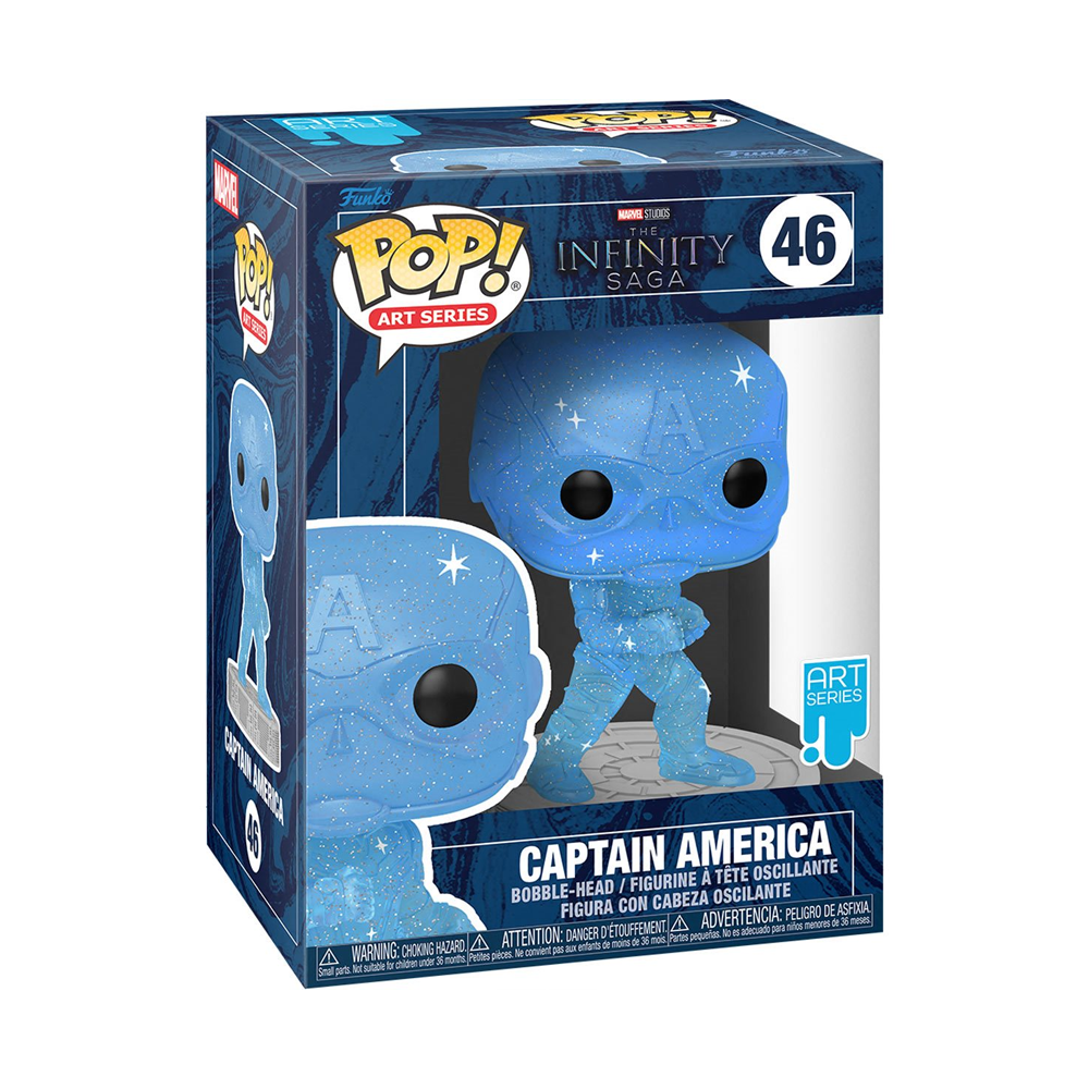 [PRE-ORDER] Funko POP! Marvel: Infinity Saga - Captain America with Case (Artist's Series) Vinyl Figure #46 (ONLINE ORDER ONLY)