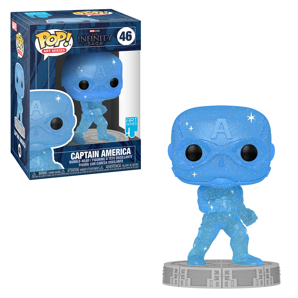 [PRE-ORDER] Funko POP! Marvel: Infinity Saga - Captain America with Case (Artist's Series) Vinyl Figure #46 (ONLINE ORDER ONLY)