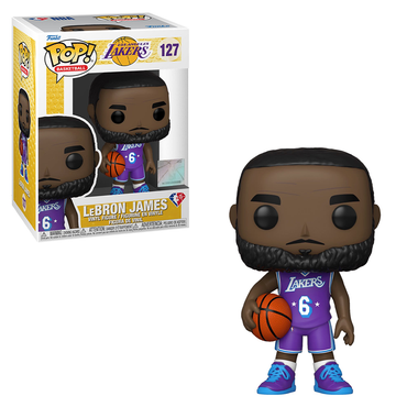 [PRE-ORDER] Funko POP! NBA: Lakers - LeBron James (City Edition 2021) Vinyl Figure #127 (ONLINE ORDER ONLY)