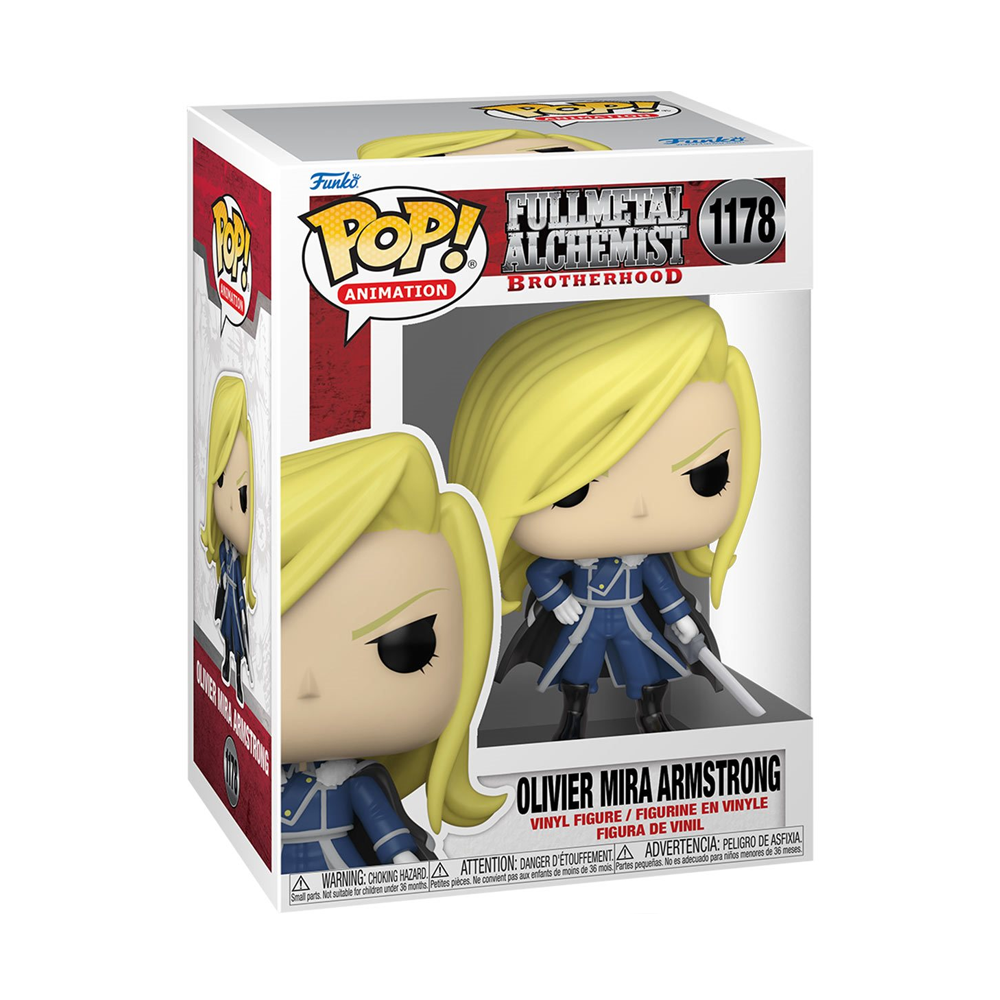[PRE-ORDER] Funko POP! Fullmetal Alchemist: Brotherhood - Oliver Milla Armstrong with Sword Vinyl Figure #1178 (ONLINE ORDER ONLY)