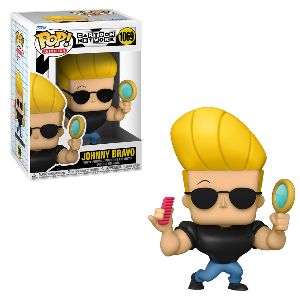 Funko POP! Johnny Bravo - Johnny Bravo with Mirror and Comb Vinyl Figure #1069 (ONLINE ORDER ONLY)