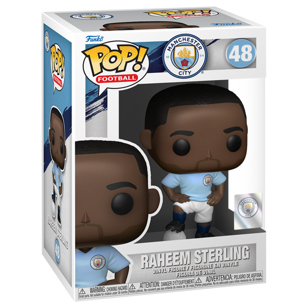 Funko POP! Football: Manchester City - Raheem Sterling Vinyl Figure #48 (ONLINE ORDER ONLY)