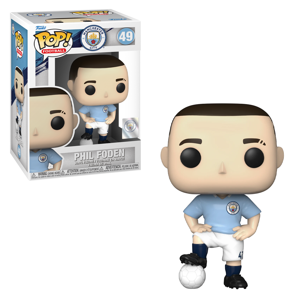 Funko POP! Football: Manchester City - Phil Foden Vinyl Figure #49 (ONLINE ORDER ONLY)
