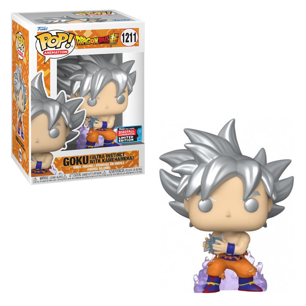 Funko POP! Dragon Ball Super - Goku (Ultra Instinct with Kamehameha) Vinyl Figure #1211 2022 Fall Convention Exclusive [READ DESCRIPTION] (ONLINE ORDER ONLY)