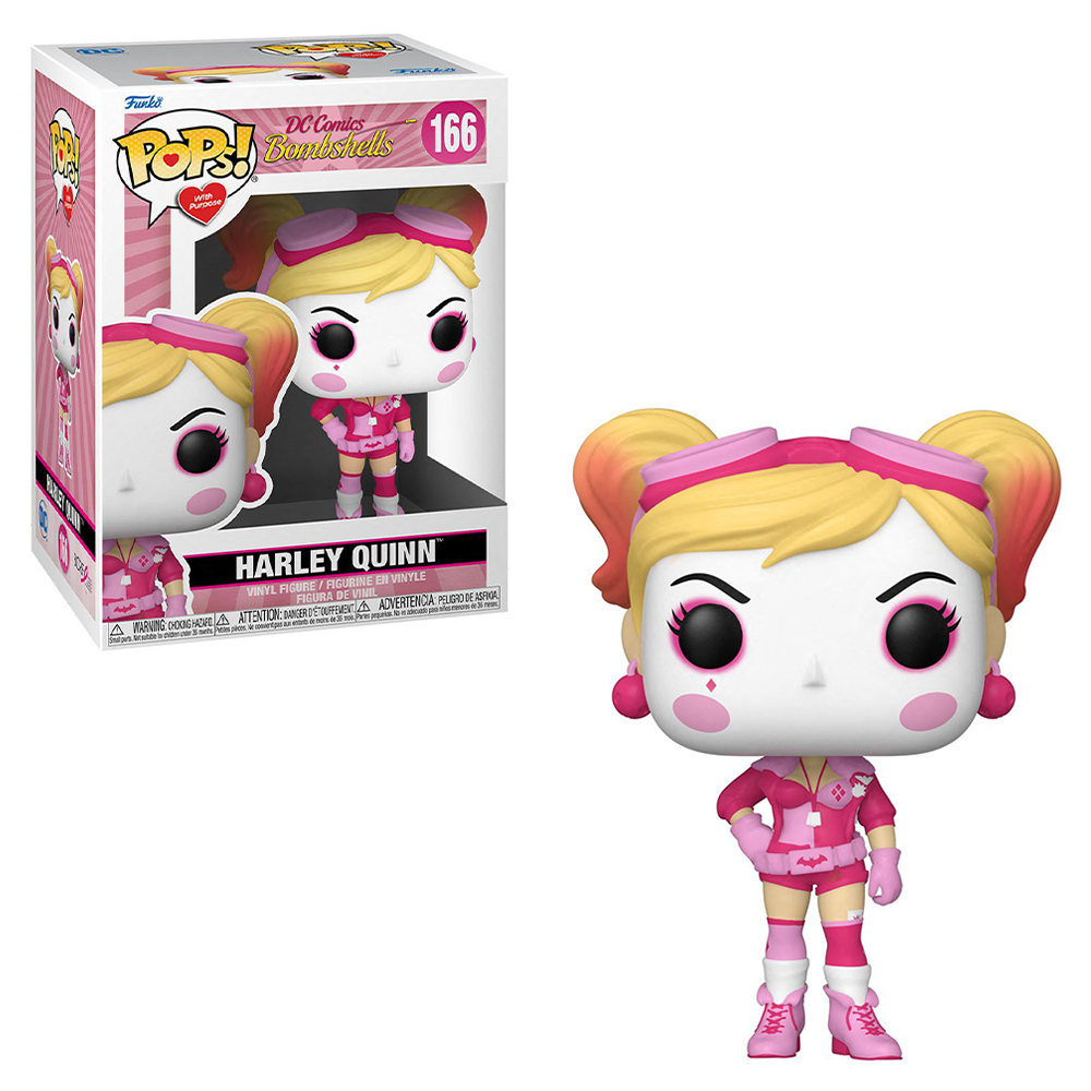 [PRE-ORDER] Funko POP! Breast Cancer Awareness - Bombshell Harley Quinn Vinyl Figure #166 (ONLINE ORDER ONLY)