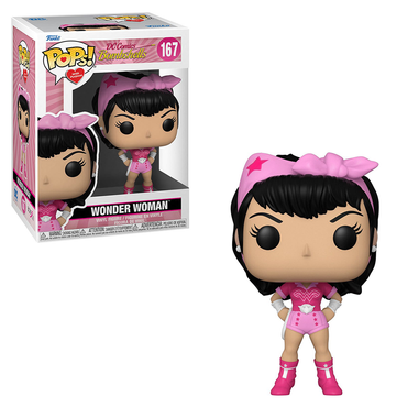 [PRE-ORDER] Funko POP! Breast Cancer Awareness - Bombshell Wonder Woman Vinyl Figure #167 (ONLINE ORDER ONLY)