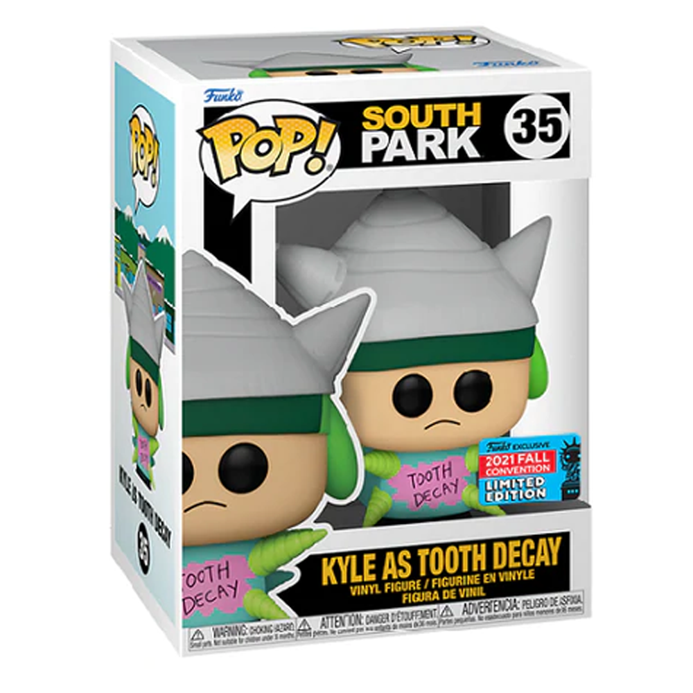 Funko POP! South Park - Kyle as Tooth Decay Vinyl Figure #35 2021 Fall Convention Exclusive (ONLINE ORDER ONLY)