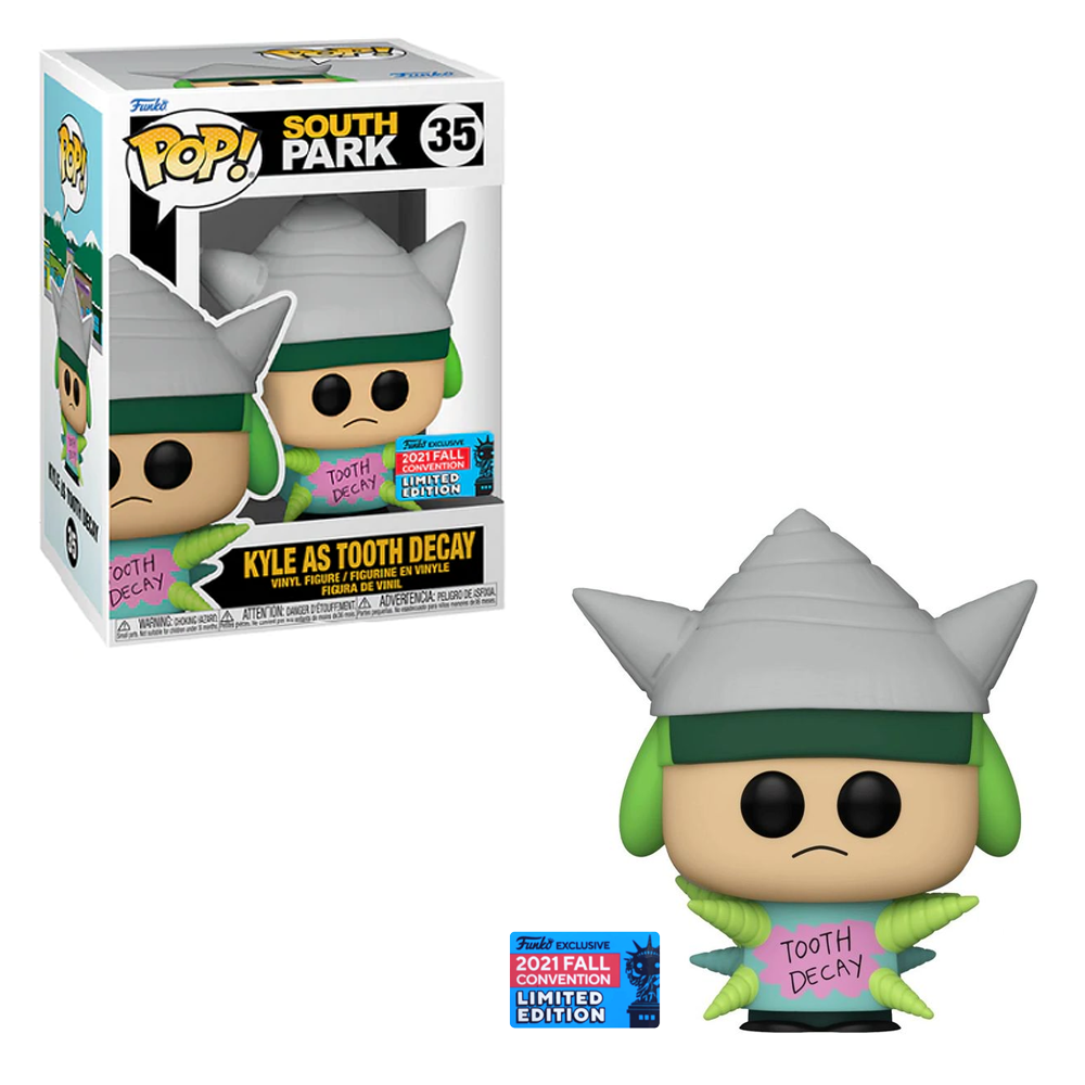 Funko POP! South Park - Kyle as Tooth Decay Vinyl Figure #35 2021 Fall Convention Exclusive (ONLINE ORDER ONLY)