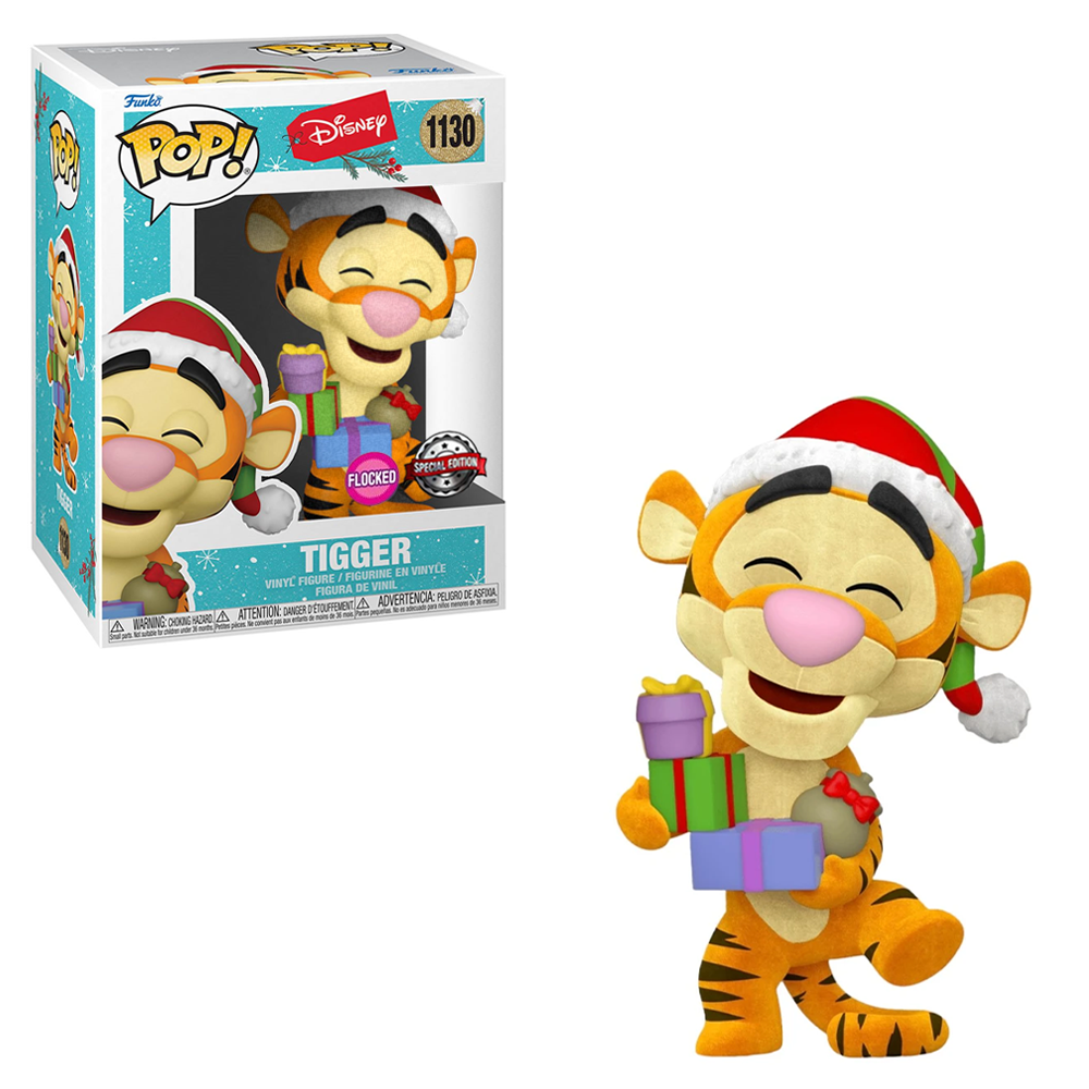 Funko POP! Disney: Holiday - Tigger (Flocked) Vinyl Figure #1130 Special Edition Exclusive (ONLINE ORDER ONLY)