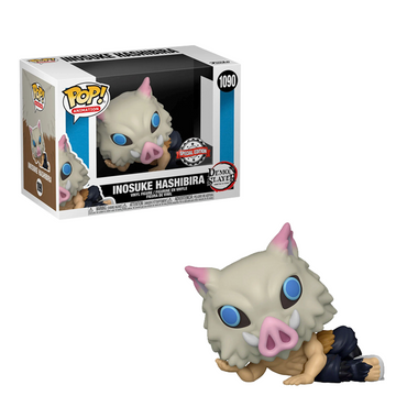 Funko POP! Demon Slayer: Kimetsu no Yaiba - Inosuke Hashibira Lounging in Mask Vinyl Figure #1080 Special Edition Exclusive (ONLINE ORDER ONLY)