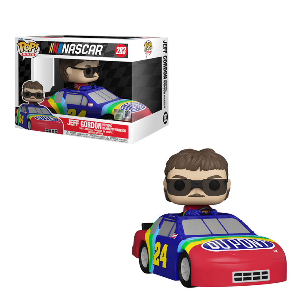 Funko POP! Ride: NASCAR - Jeff Gordon (Rainbow Warrior) Vinyl Figure (ONLINE ORDER ONLY)
