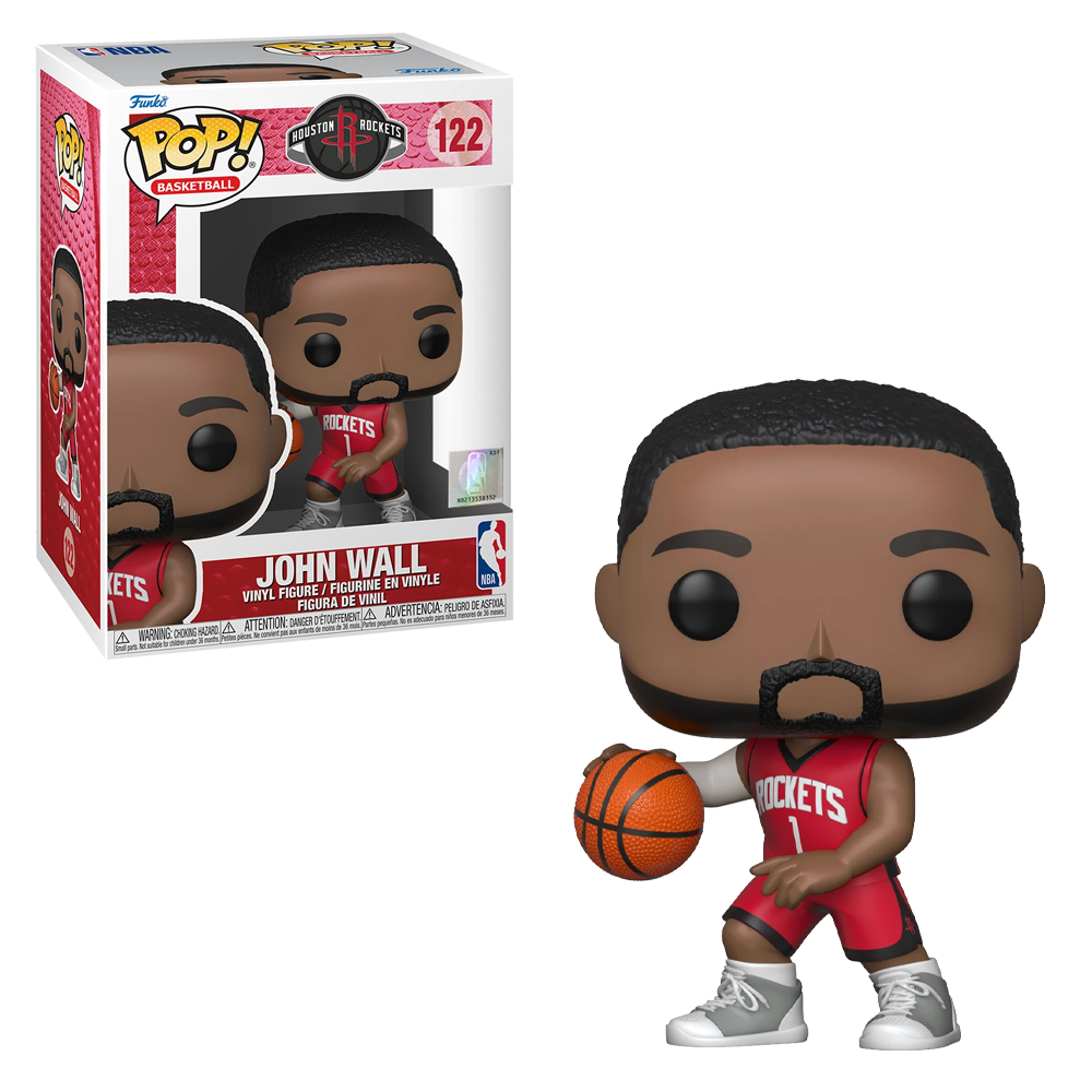 Funko POP! NBA: Rockets - John Wall (Red Jersey) Vinyl Figure #122 (ONLINE ORDER ONLY)