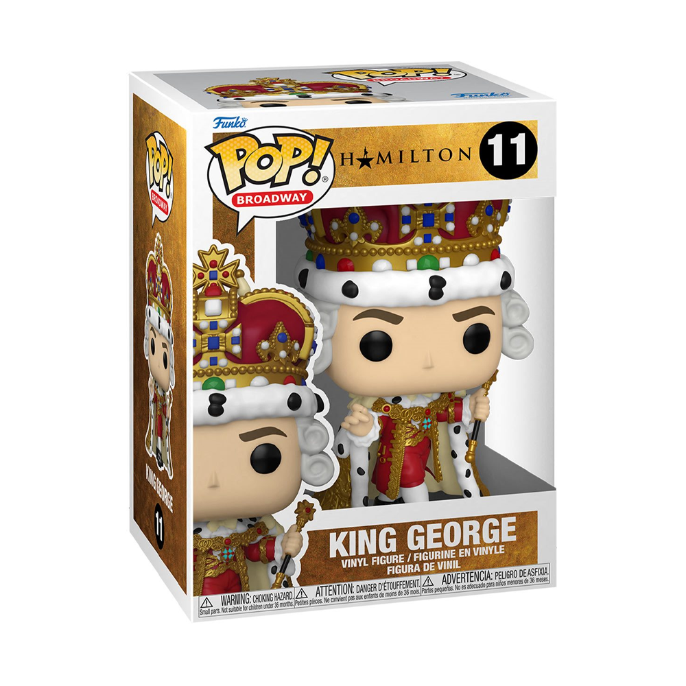 [PRE-ORDER] Funko POP! Hamilton - King George Vinyl Figure #11 (ONLINE ORDER ONLY)