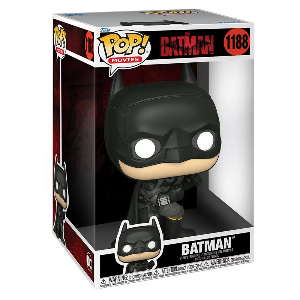 Funko POP! The Batman - 10-Inch Batman Vinyl Figure #1188 (ONLINE ORDER ONLY)