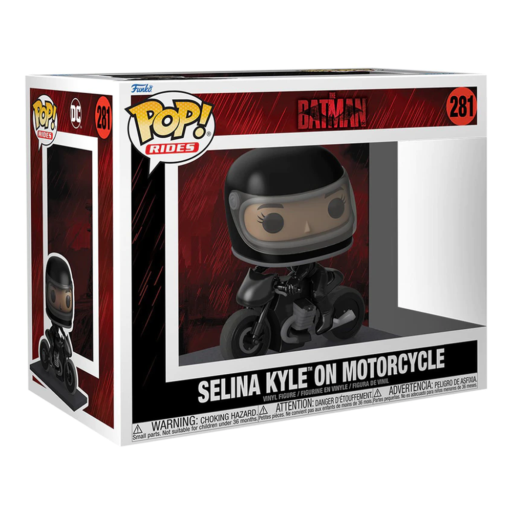 Funko POP! Rides: The Batman - Selina Kyle on Motorcycle Vinyl Figure #281 (ONLINE ORDER ONLY)