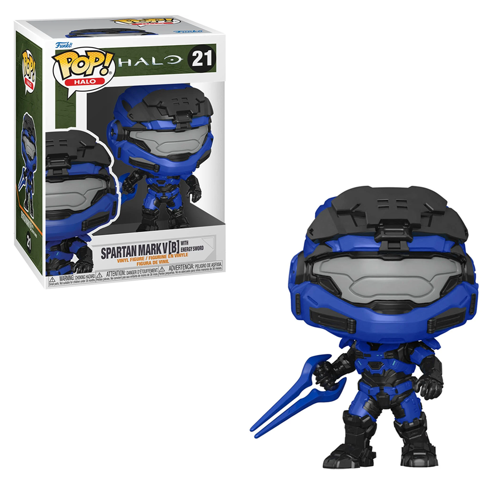 [PRE-ORDER] Funko POP! Halo Infinite - Mark V [B] with Blue Energy Sword Vinyl Figure #21 (ONLINE ORDER ONLY)