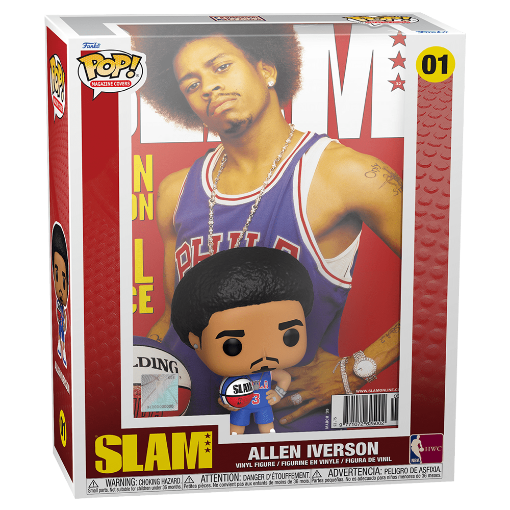 [PRE-ORDER] Funko POP! NBA Cover: SLAM - Allen Iverson Vinyl Figure (ONLINE ORDER ONLY)