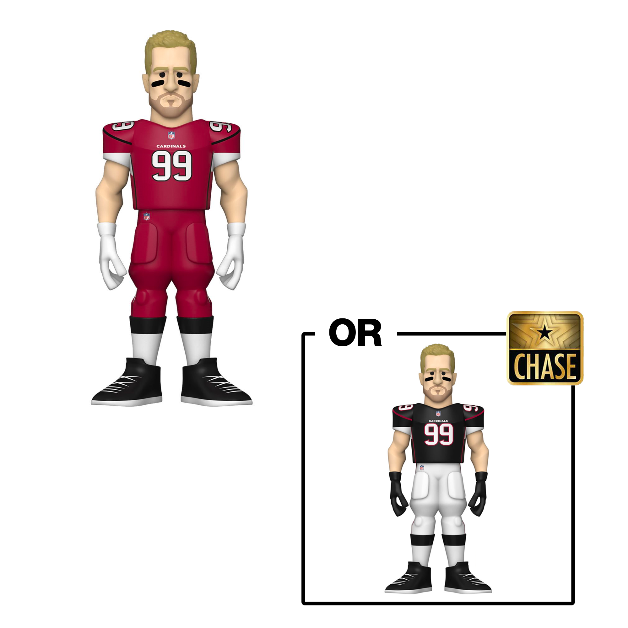 Funko Vinyl GOLD: NFL Arizona Cardinals - JJ Watt (Home Uniform) 5-Inch Vinyl Figure (ONLINE ORDER ONLY)