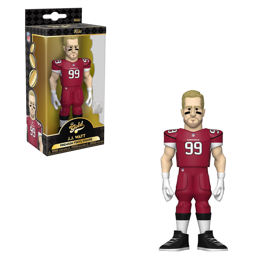 Funko Vinyl GOLD: NFL Arizona Cardinals - JJ Watt (Home Uniform) 5-Inch Vinyl Figure (ONLINE ORDER ONLY)