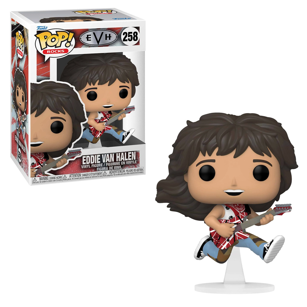 [PRE-ORDER] Funko POP! Rocks - Eddie Van Halen (With Guitar) Vinyl Figure #258 (ONLINE ORDER ONLY)