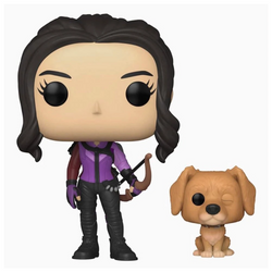 Funko POP! Marvel: Hawkeye - Kate Bishop with Lucky the Pizza Dog Vinyl Figure #1212 (ONLINE ORDER ONLY)