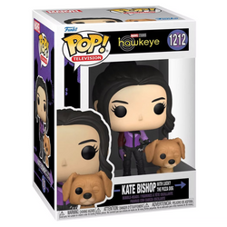 Funko POP! Marvel: Hawkeye - Kate Bishop with Lucky the Pizza Dog Vinyl Figure #1212 (ONLINE ORDER ONLY)