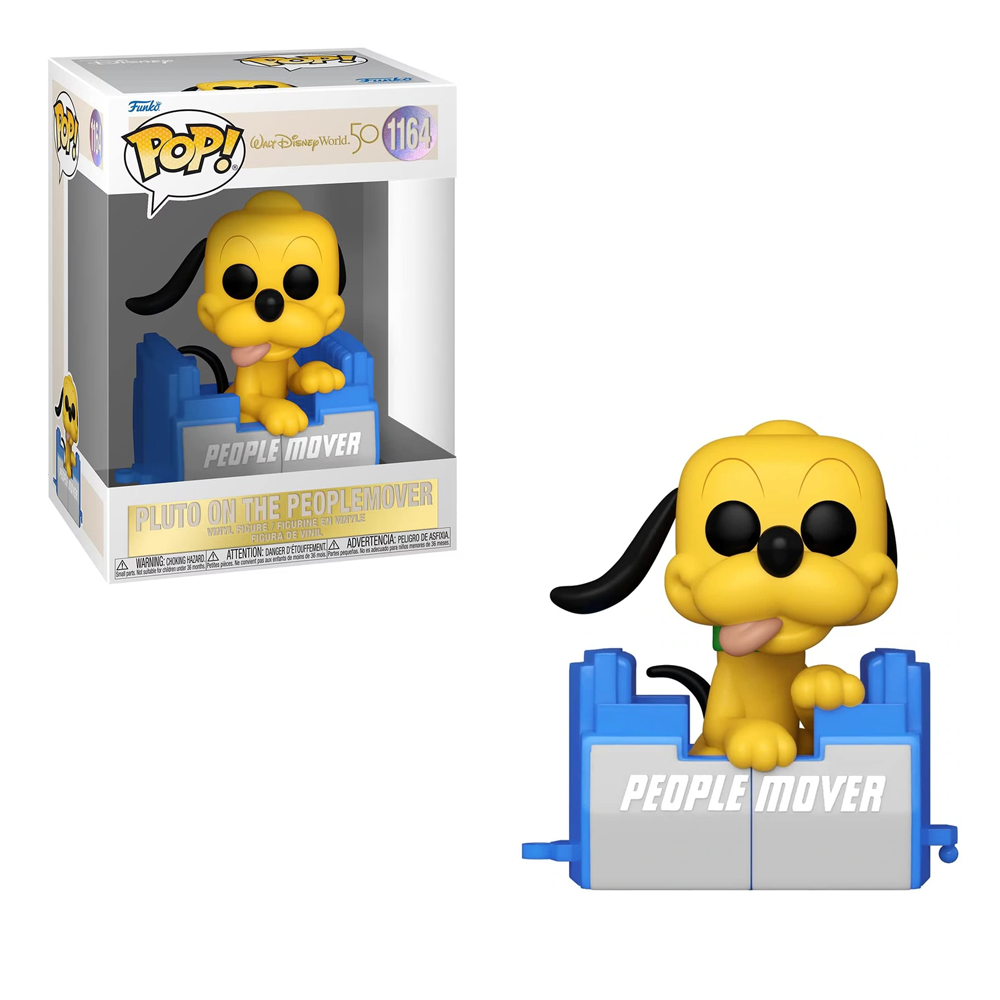 Funko POP! Walt Disney World 50th - Pluto on the People Mover Vinyl Figure #1164 (ONLINE ORDER ONLY)