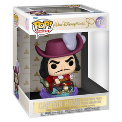 Funko POP! Ride: Walt Disney World 50th - Captain Hook on Peter Pan's Flight Attraction Vinyl Figure #109 (ONLINE ORDER ONLY)