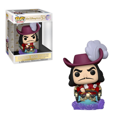 Funko POP! Ride: Walt Disney World 50th - Captain Hook on Peter Pan's Flight Attraction Vinyl Figure #109 (ONLINE ORDER ONLY)