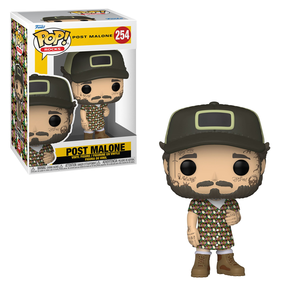 Funko POP! Rocks - Post Malone Sundress Vinyl Figure #254 (ONLINE ORDER ONLY)