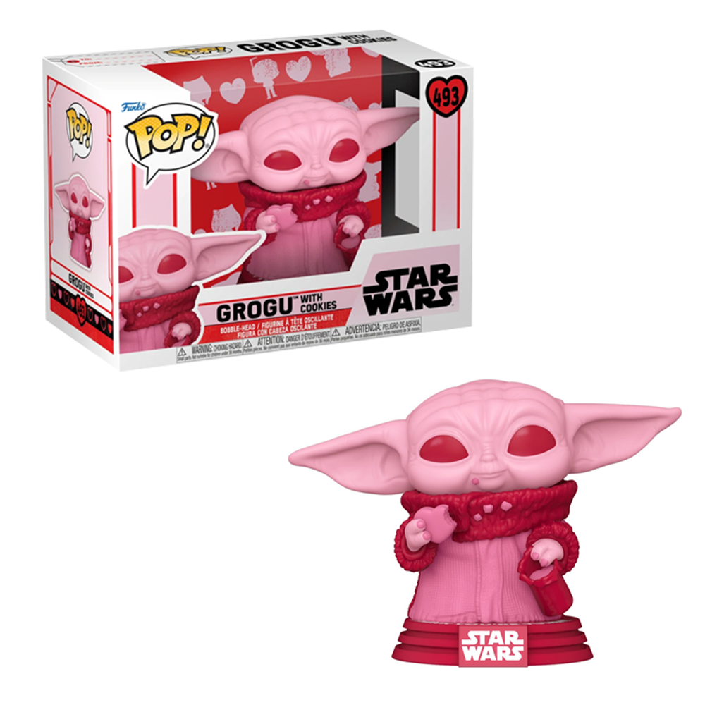 Funko POP! Star Wars: Valentines - Grogu Vinyl Figure #493 (ONLINE ORDER ONLY)