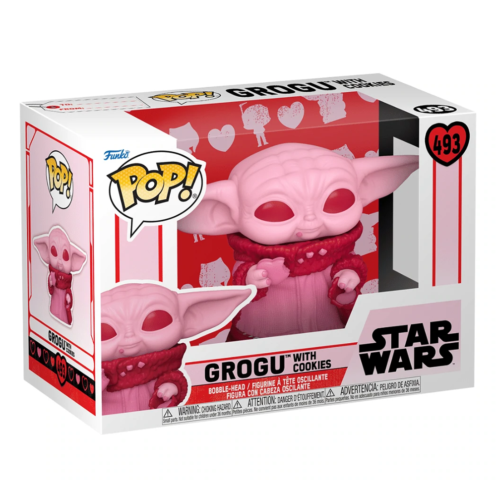 Funko POP! Star Wars: Valentines - Grogu Vinyl Figure #493 (ONLINE ORDER ONLY)