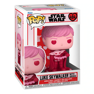 Funko POP! Star Wars: Valentines - Luke and Grogu Vinyl Figure #494 (ONLINE ORDER ONLY)