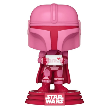 Funko POP! Star Wars: Valentines - Mandalorian Vinyl Figure #495 (ONLINE ORDER ONLY)